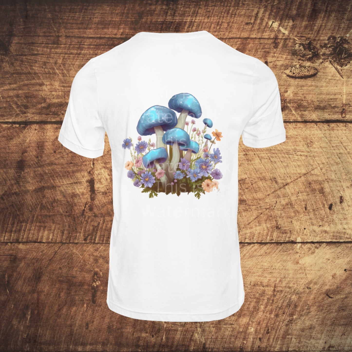 Waldpilze mit Blumen 6+6 PNG Bundle für Sublimation & Clipart