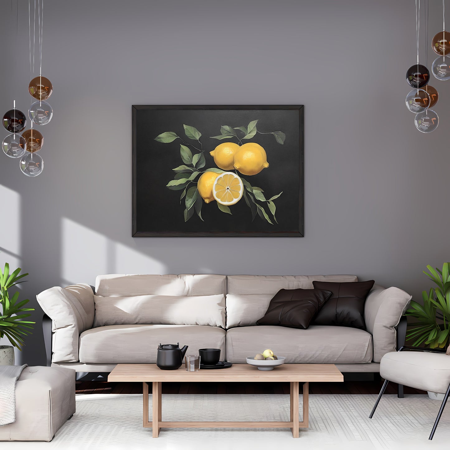 Lemon still life painting vintage Paper Poster Prints art farmhouse kitchen lemon painting fruit painting still life fruit painting