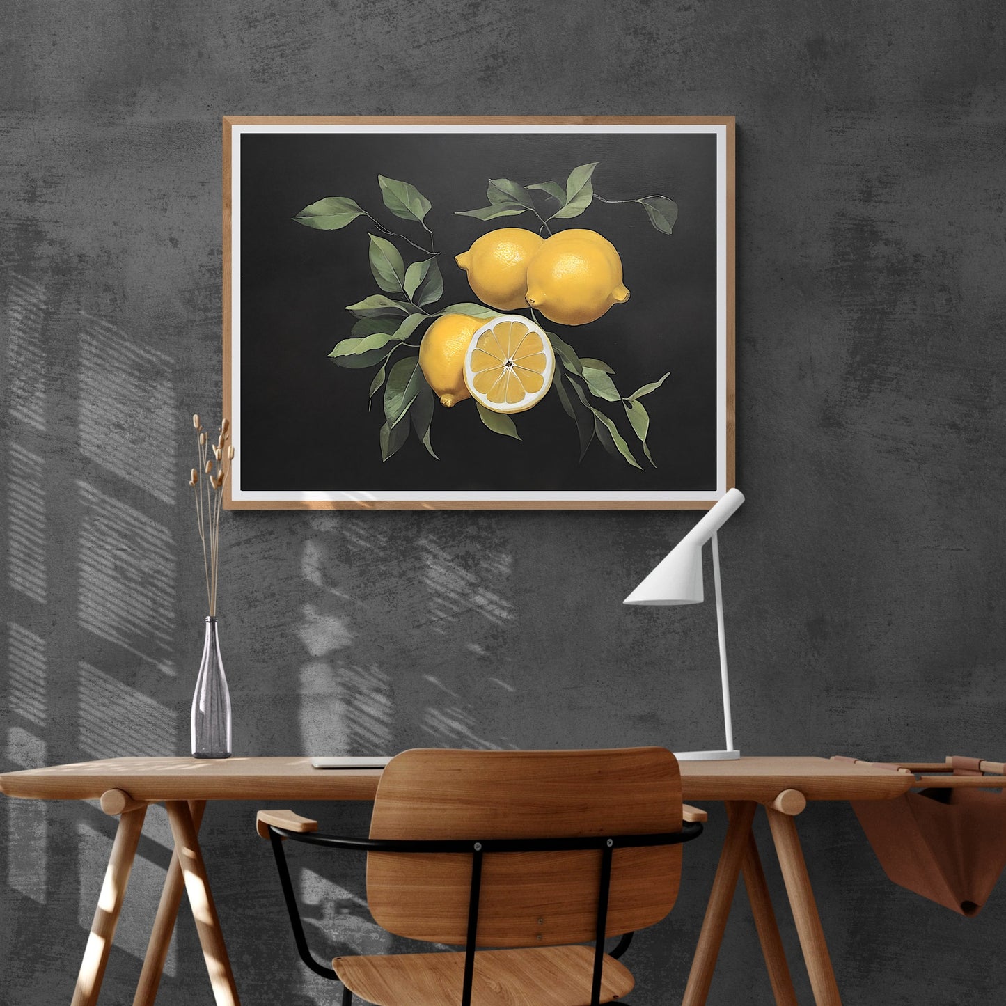 Lemon still life painting vintage Paper Poster Prints art farmhouse kitchen lemon painting fruit painting still life fruit painting