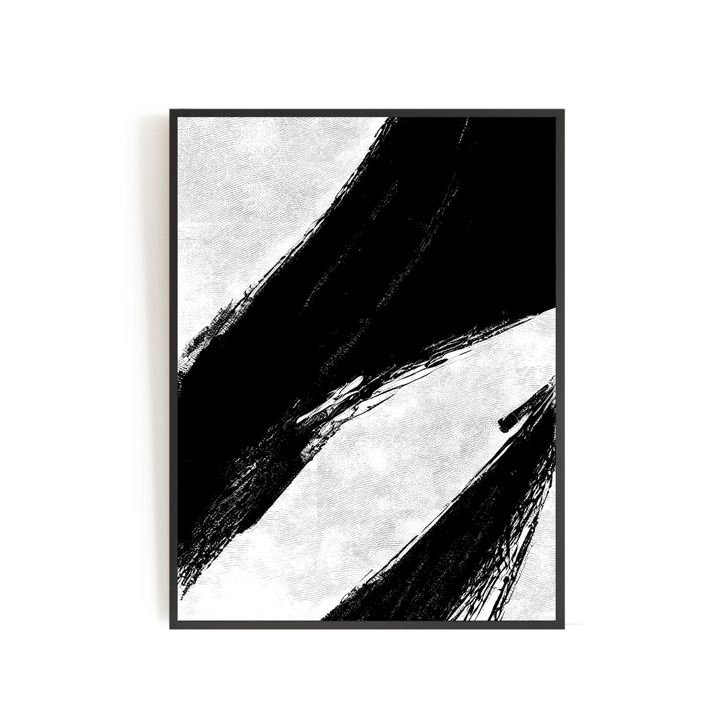 Abstrakte Wandkunst in Schwarz und Weiß, moderner minimalistischer Kunstdruck, Schlafzimmerdekor, nordischer Kunstpapier-Posterdruck