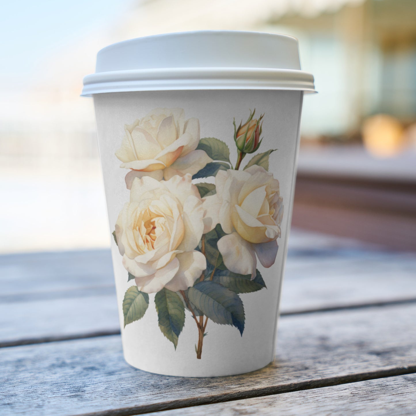 Creme Wild Rose PNG Bundle für Sublimation Clipart Bundle Transparenter Hintergrund Hochzeit Clipart Tasse Digitaler Download kommerzielle Nutzung