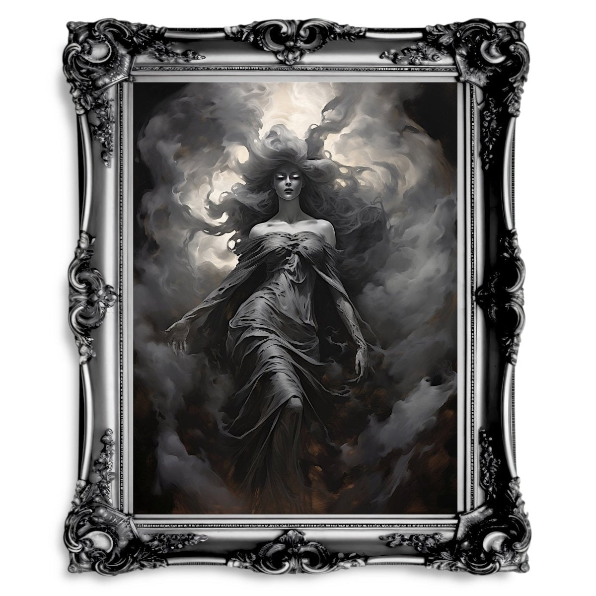 Goddess of Air - Gothic Wall Art Print - Everything Pixel