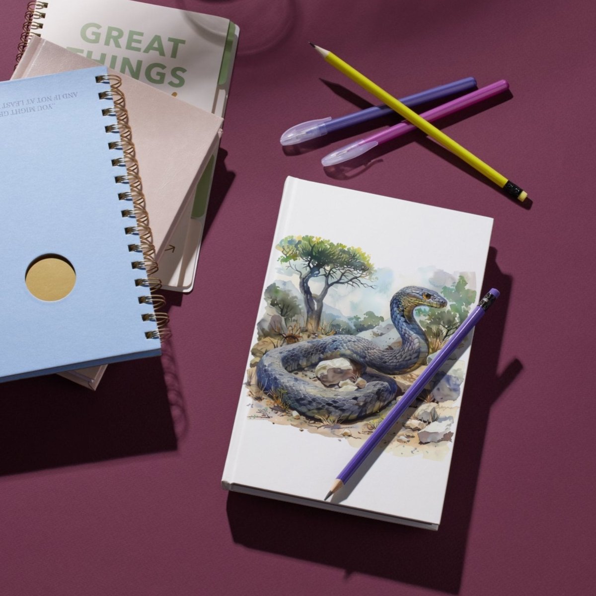Snake Clipart Collection: Watercolor Wildlife Illustrations - Everything Pixel