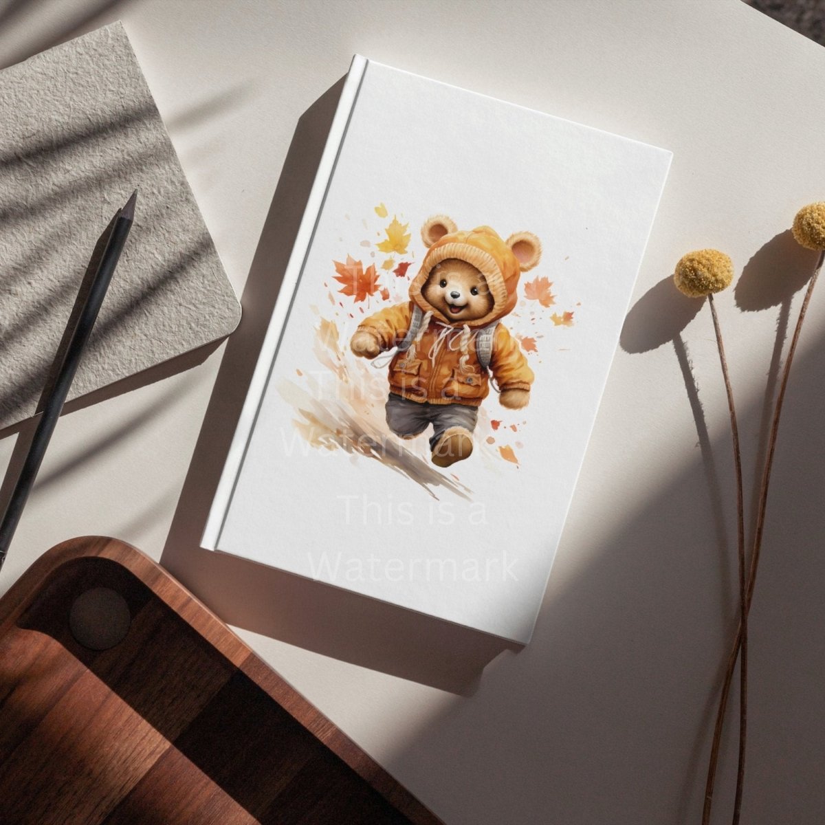 Autumn Teddy Bear Cliparts 20 PNG Bundle Sublimation Design Watercolor Bundle Digital Paper Crafting Junk Journal Nursery Art Tumbler - Everything Pixel