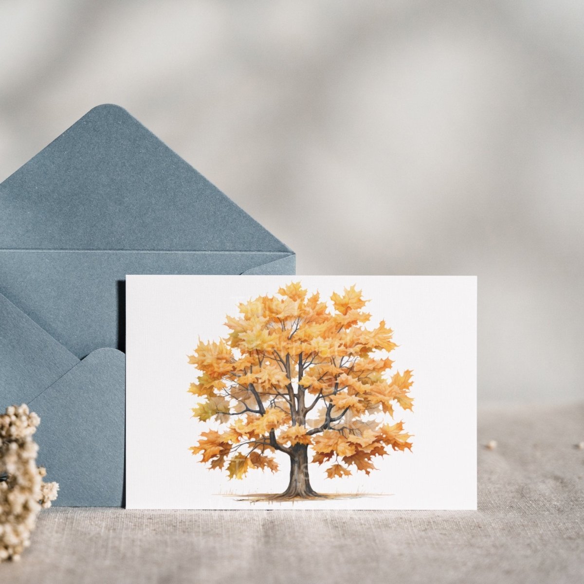 Autumn Trees Clipart 26 PNG Bundle Fall Images Seasonal Clipart Card Making Digital Paper Craft Watercolor Fall Tree Junk Journal Kit - Everything Pixel