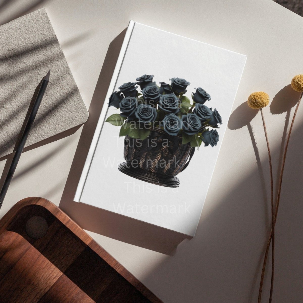 Basket with Black Roses 6+6 PNG Bundle for Sublimation & Clipart - Everything Pixel