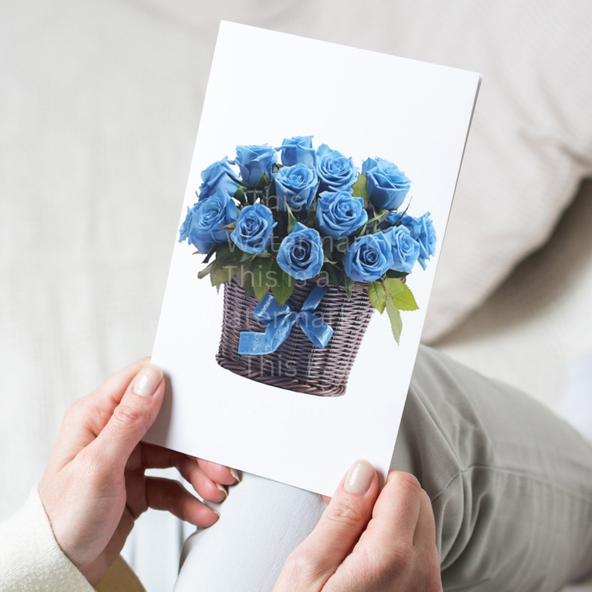 Basket with Blue Roses 6+6 PNG Bundle for Sublimation & Clipart - Everything Pixel