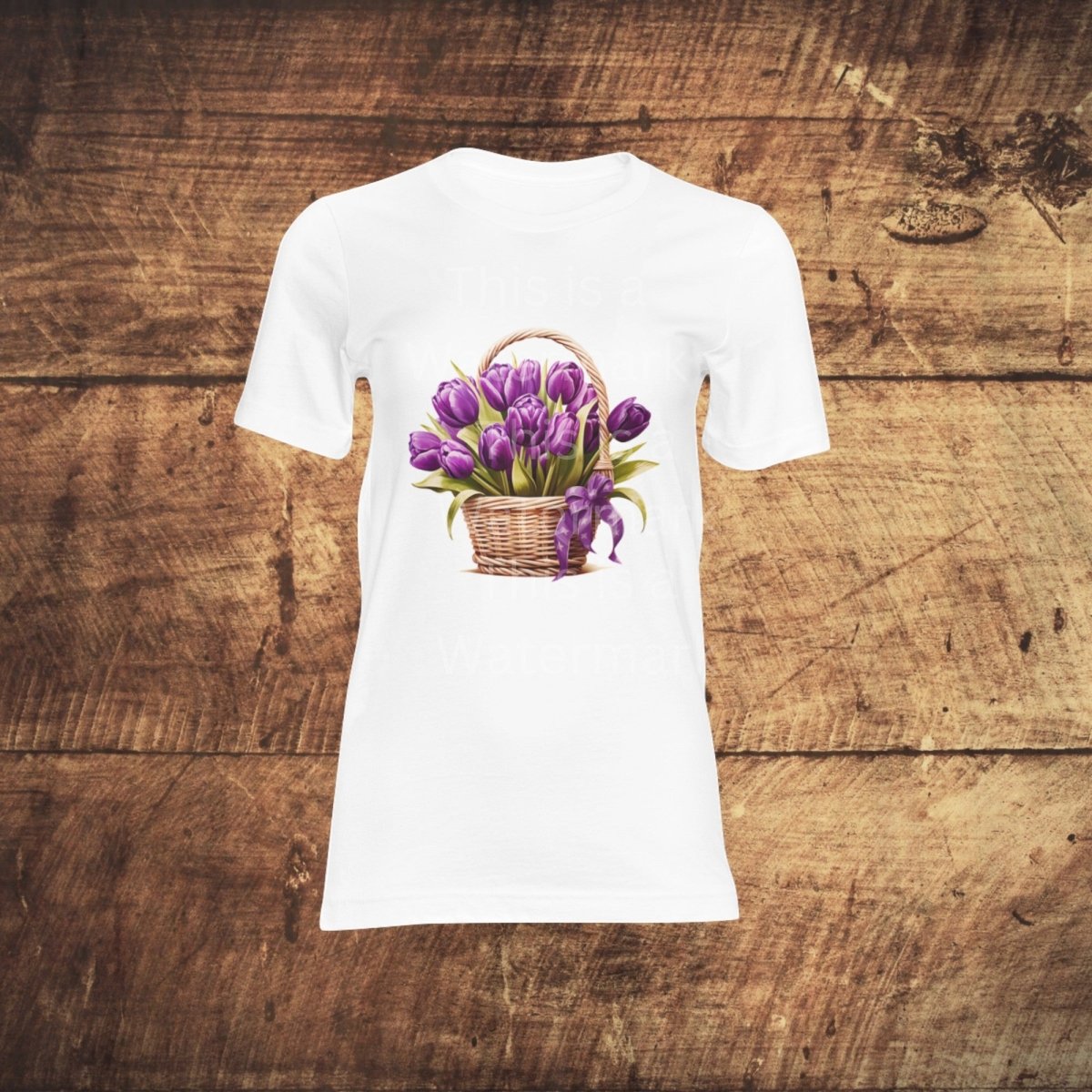 Basket with Purple Tulips 6+6 PNG Bundle for Sublimation & Clipart - Everything Pixel