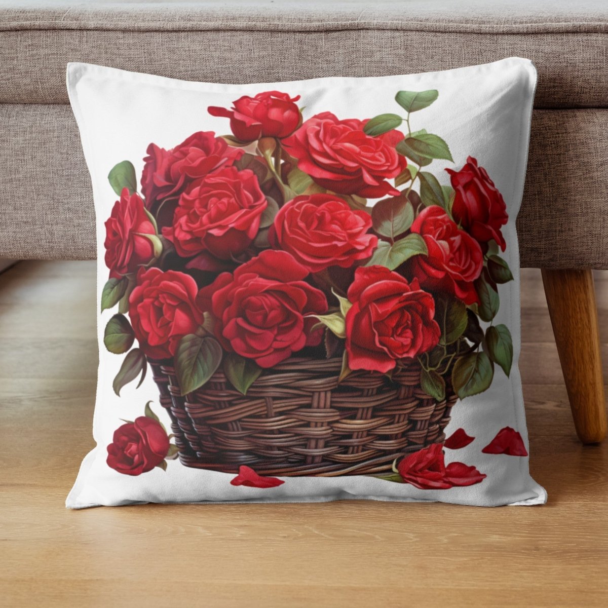 Basket with Red Roses 6+6 PNG Bundle for Sublimation & Clipart - Everything Pixel