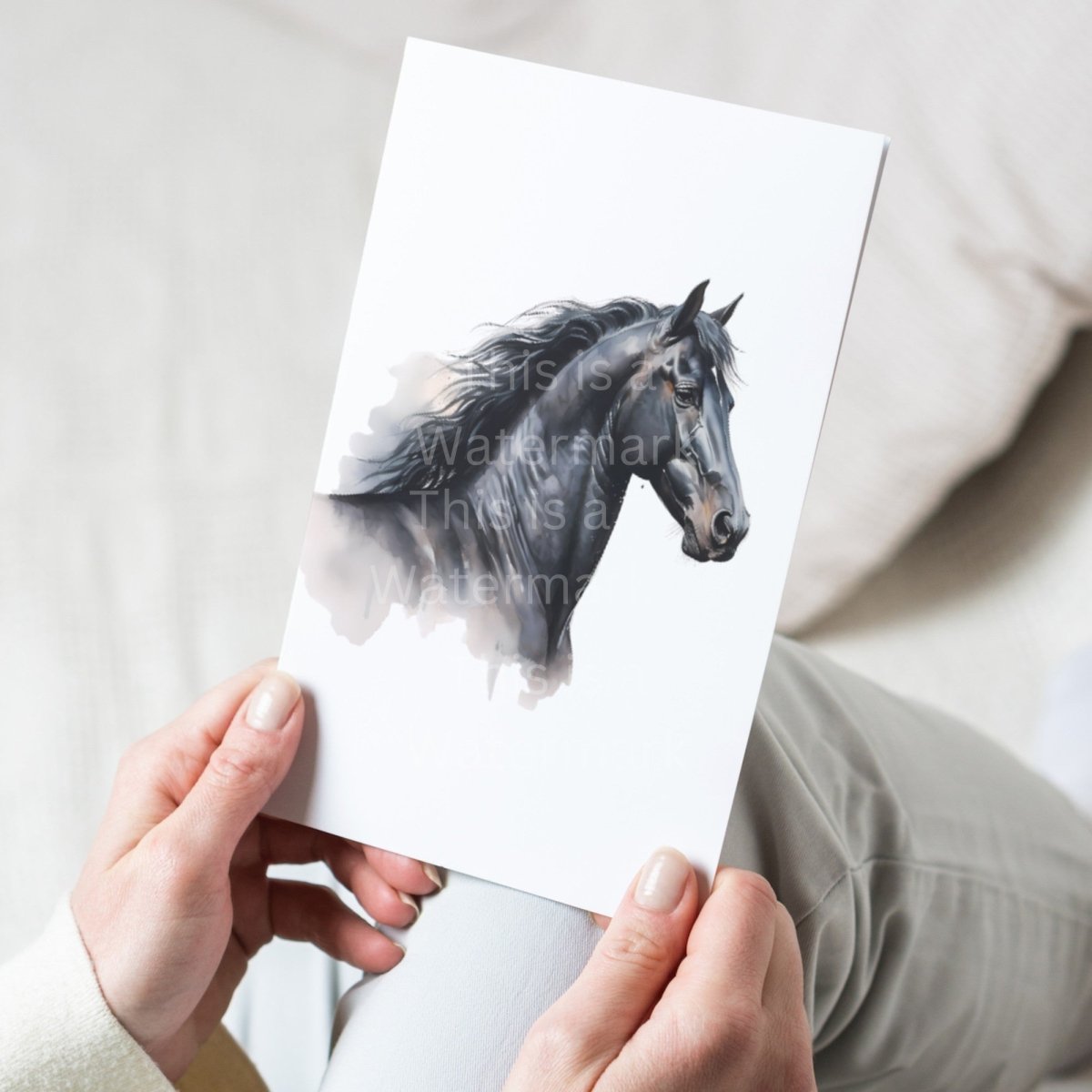 Black Horse Cliparts 6 High Quality PNGs Animal Clipart Nursery Art Card Making Clip Art Digital Paper Craft Horse Sublimation Design - Everything Pixel