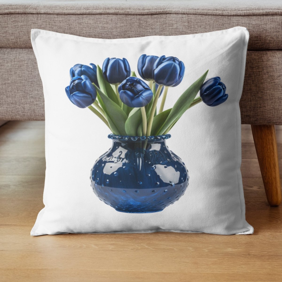 Blue Tulips in Vase 6+6 Clipart PNG Bundle, Transparent Background, Photorealistic - Everything Pixel
