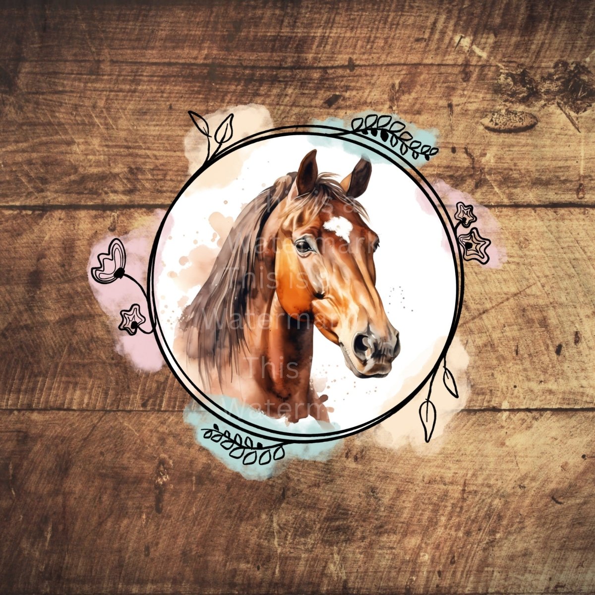 Brown Horse Cliparts 6 High Quality PNGs Animal Clipart Nursery Art Card Making Clip Art Digital Paper Craft Horse Sublimation Design - Everything Pixel