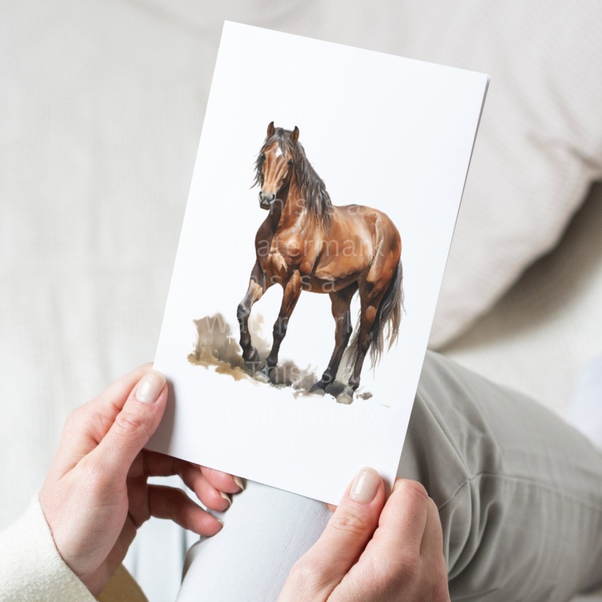 Brown Horse Cliparts 6x High Quality PNGs Animal Clipart Nursery Art Card Making Clip Art Digital Paper Craft Horse Sublimation Design - Everything Pixel