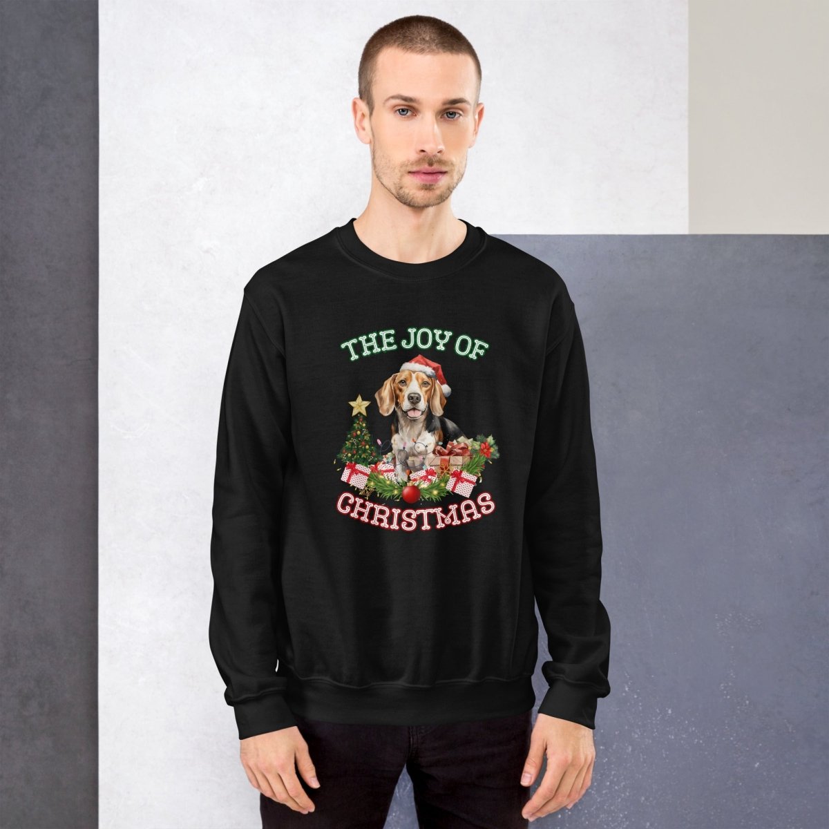 Christmas Beagle Pullover - High Quality Festive Unisex Sweater, Gift for Beagle Owner, Gift for Doglovers, Cute Xmas Dog Sweatshirt - Everything Pixel