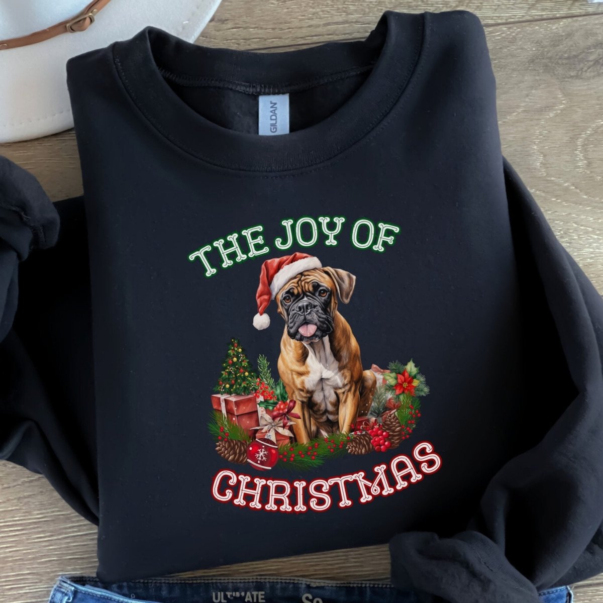 Christmas Boxer Pullover - High Quality Festive Unisex Sweater, Gift for Boxer Owner, Gift for Doglovers, Funny Xmas Sweater, Cute Xmas Dog - Everything Pixel