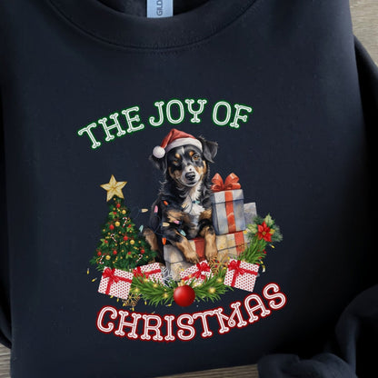 Christmas Shepherd Pullover - High Quality Festive Unisex Sweater, Gift for Shepherd Owner, Gift for Doglovers, Cute Xmas Dog Sweatshirt - Everything Pixel