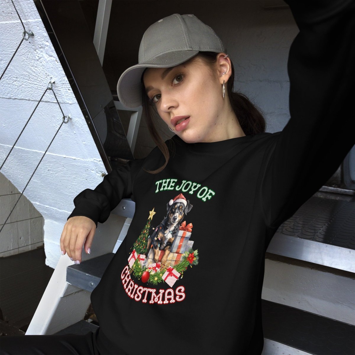 Christmas Shepherd Pullover - High Quality Festive Unisex Sweater, Gift for Shepherd Owner, Gift for Doglovers, Cute Xmas Dog Sweatshirt - Everything Pixel