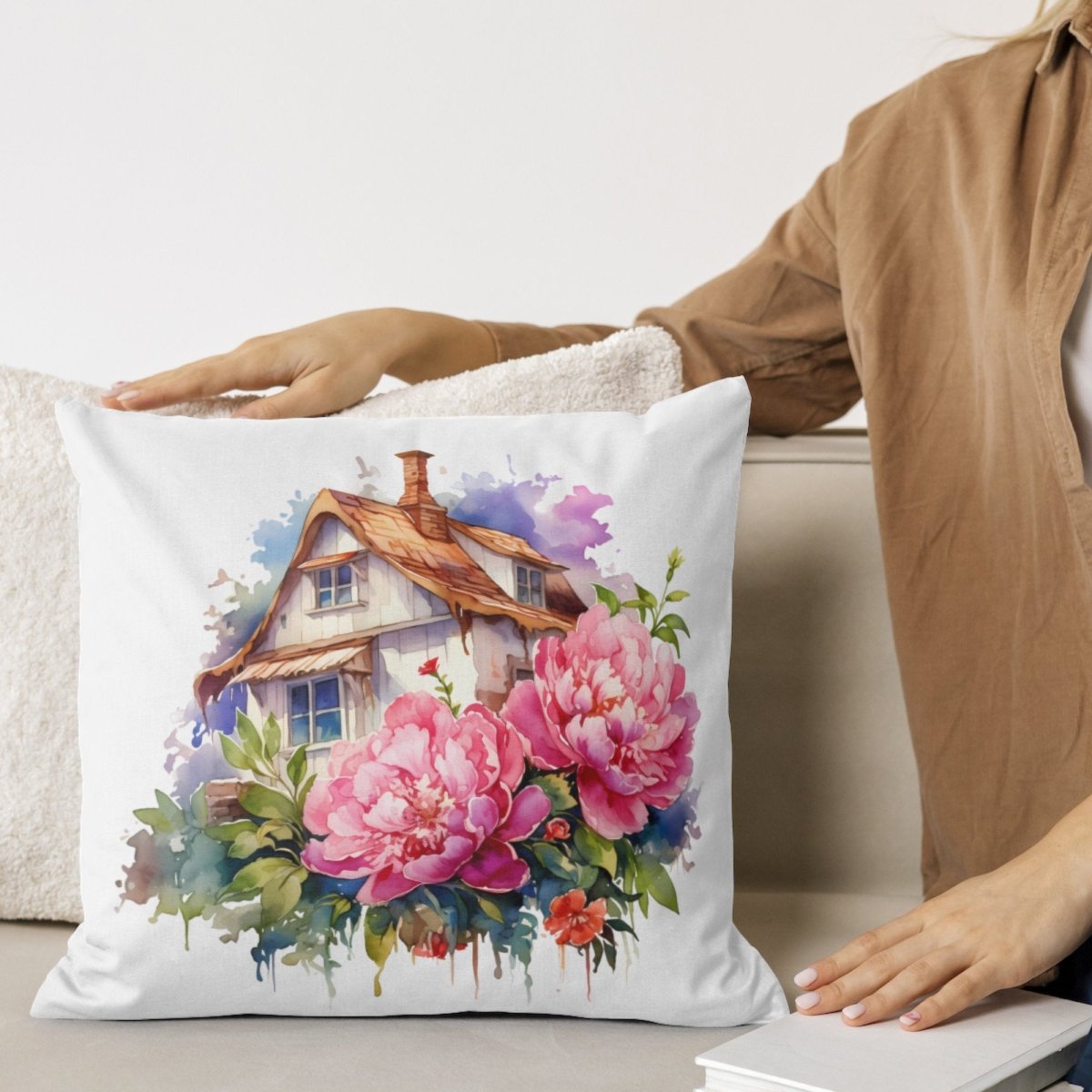 Country Cottage Peony Garden PNG Clip Art Bundle Sublimation Design Feminine Floral Card Making T-Shirt Cottagecore Clipart Shabby Vintage - Everything Pixel