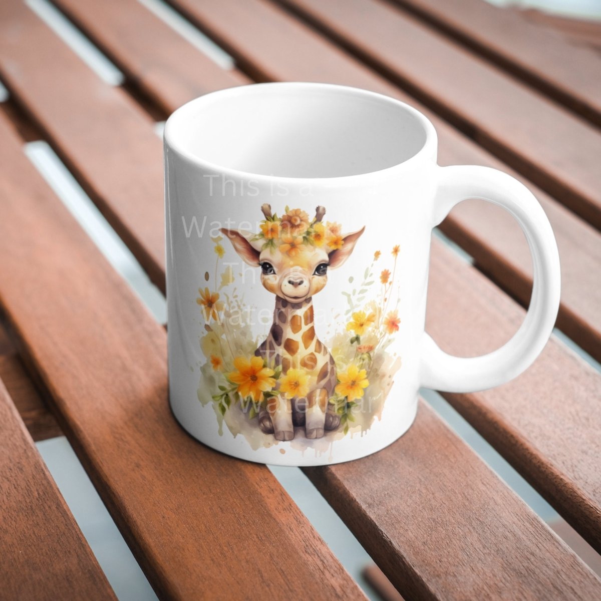 Cute Baby Giraffe 6x PNG Clip Art Bundle Sublimation & Clipart Print on Shirts Mugs Cards Wall Art Paper Crafting Design Children Clipart - Everything Pixel
