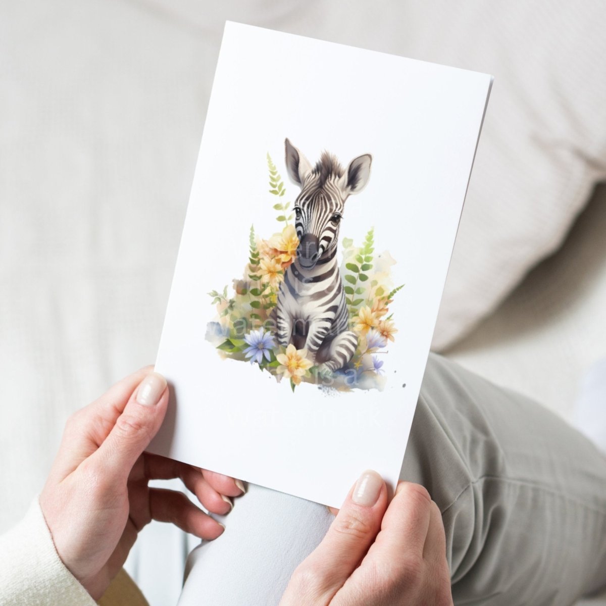 Cute Baby Zebra 6x PNG Clip Art Bundle Sublimation & Clipart Print on Shirts Mugs Cards Wall Art Paper Crafting Design Children Clipart - Everything Pixel
