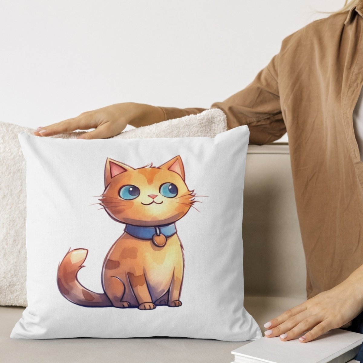 Cute Cartoon Cat 6x PNG Clip Art Bundle Sublimation Design Nursery Art Card Crafting T-Shirt Cat Lover Clipart Mug Design Kawaii Kitten - Everything Pixel