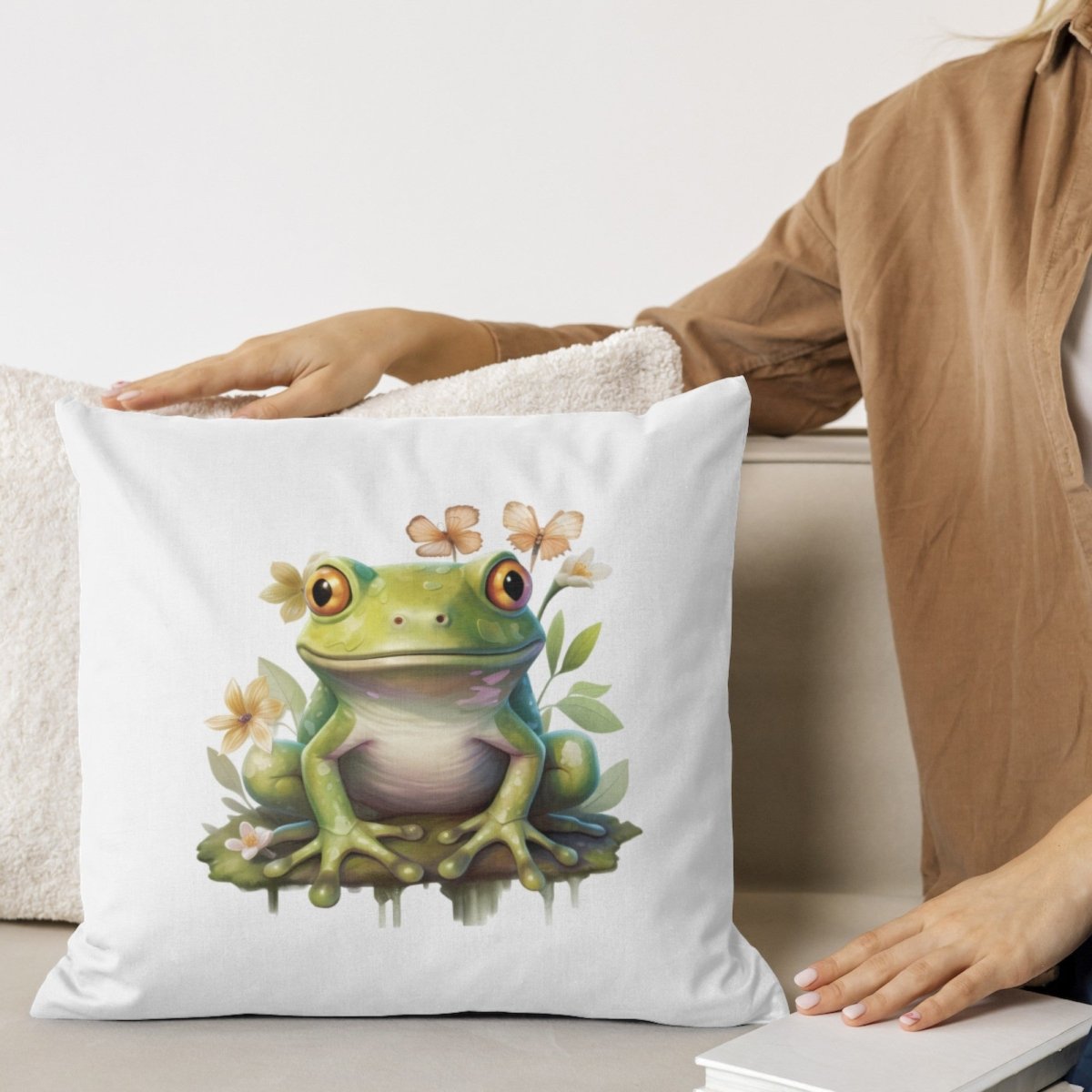 Cute Frogs with Flowers PNG Clip Art Bundle for Sublimation Tumbler Card Making Clipart Scrapbook Paper Craft T-Shirt Design Nursery Art - Everything Pixel