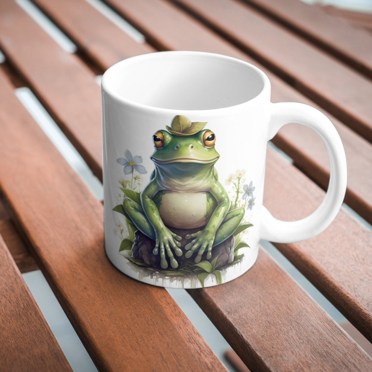 Cute Frogs with Flowers PNG Clip Art Bundle for Sublimation Tumbler Card Making Clipart Scrapbook Paper Craft T-Shirt Design Nursery Art - Everything Pixel