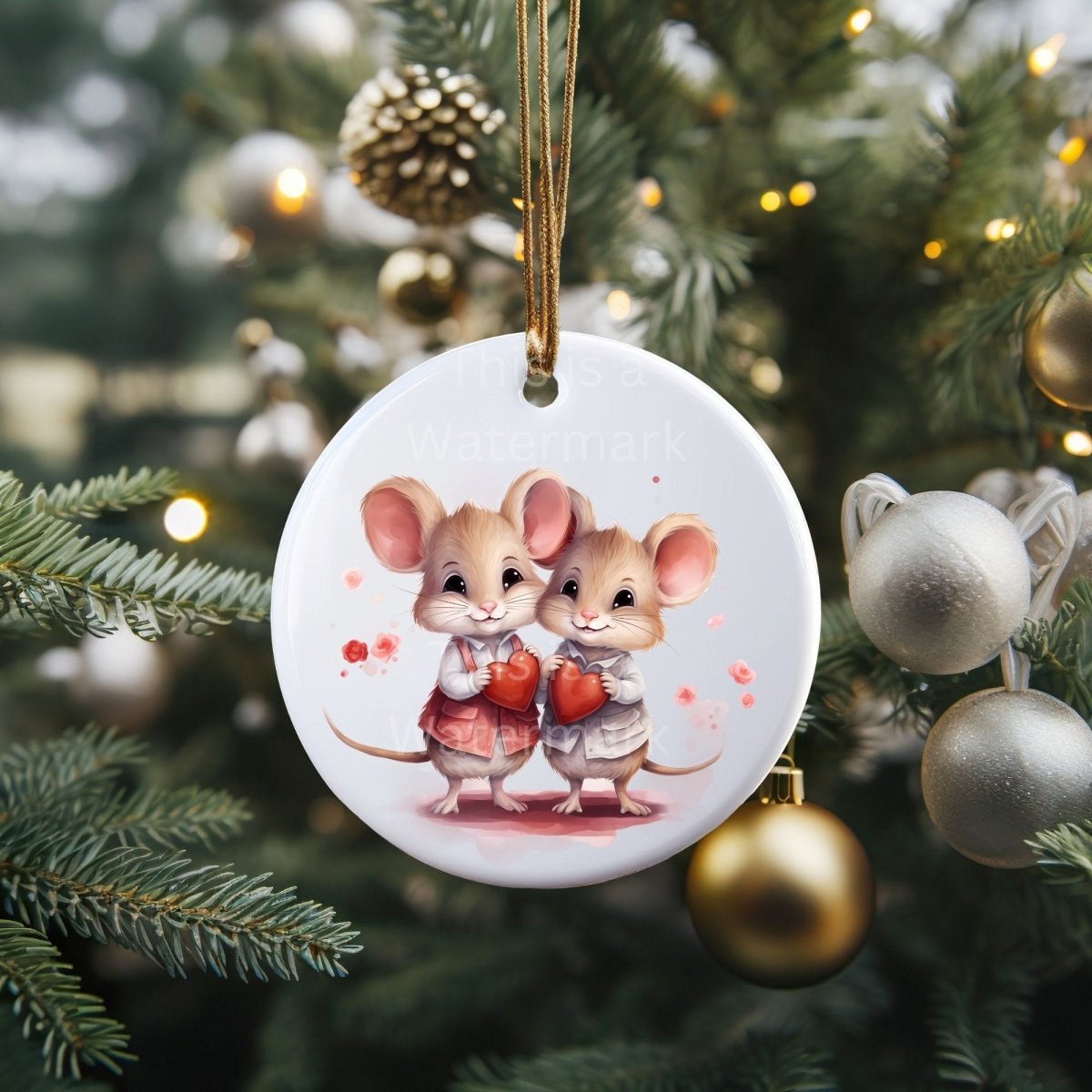 Cute Mice in Love 20 PNG Bundle Valentine Mouse Graphics Mouse with Heart Cute Romantic Valentine Images Card Crafting Junk Journal Kit - Everything Pixel