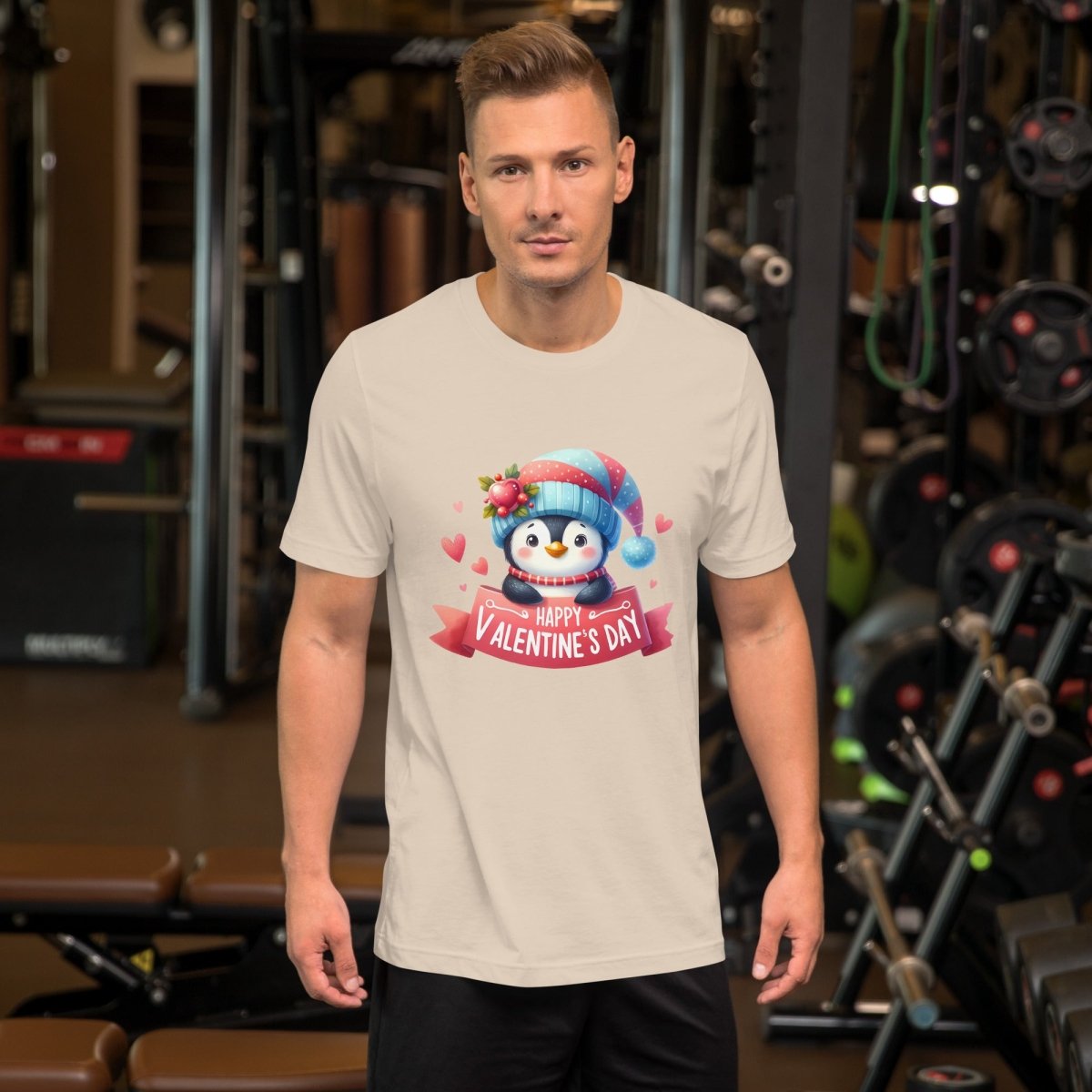 Cute Penguin Valentine T-Shirt High Quality Funny Valentines Day Shirt Love Gift for Her Love Tee Anniversary Shirt Valentines Celebration - Everything Pixel