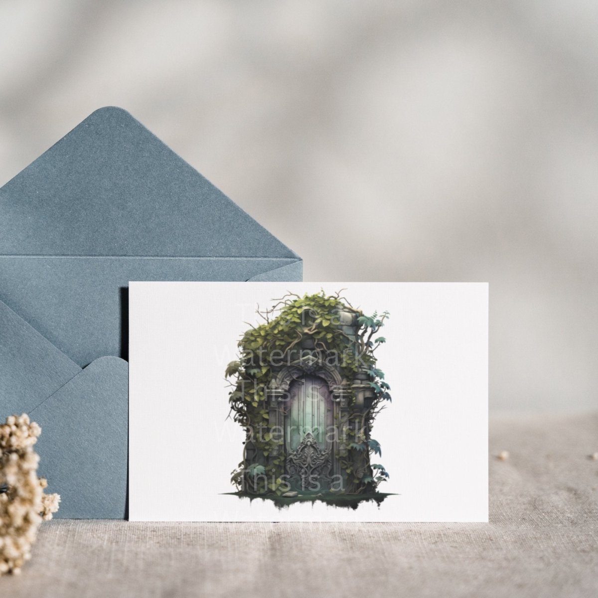 Dark Fantasy Door 6x PNG Clip Art Bundle Dark Goblincore Design Card Making Paper Crafting Children Book Clipart Fairytale Novel Art - Everything Pixel
