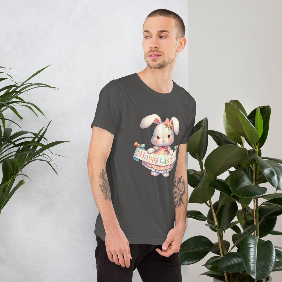 Easter Bunny T-Shirt High Quality Cute Easter Day Shirt Happy Easter Spring Celebration Tee Gift for Her Kids Easter Shirt Bunny Lover Gift - Everything Pixel