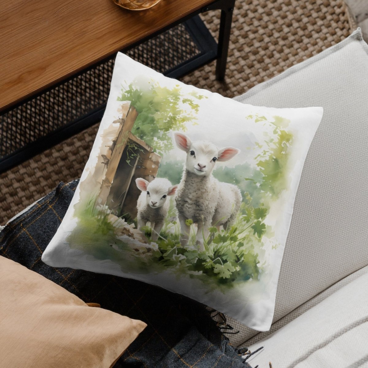 Easter Watercolor Lamb Clipart Bundle - 20 Transparent PNGs - Everything Pixel
