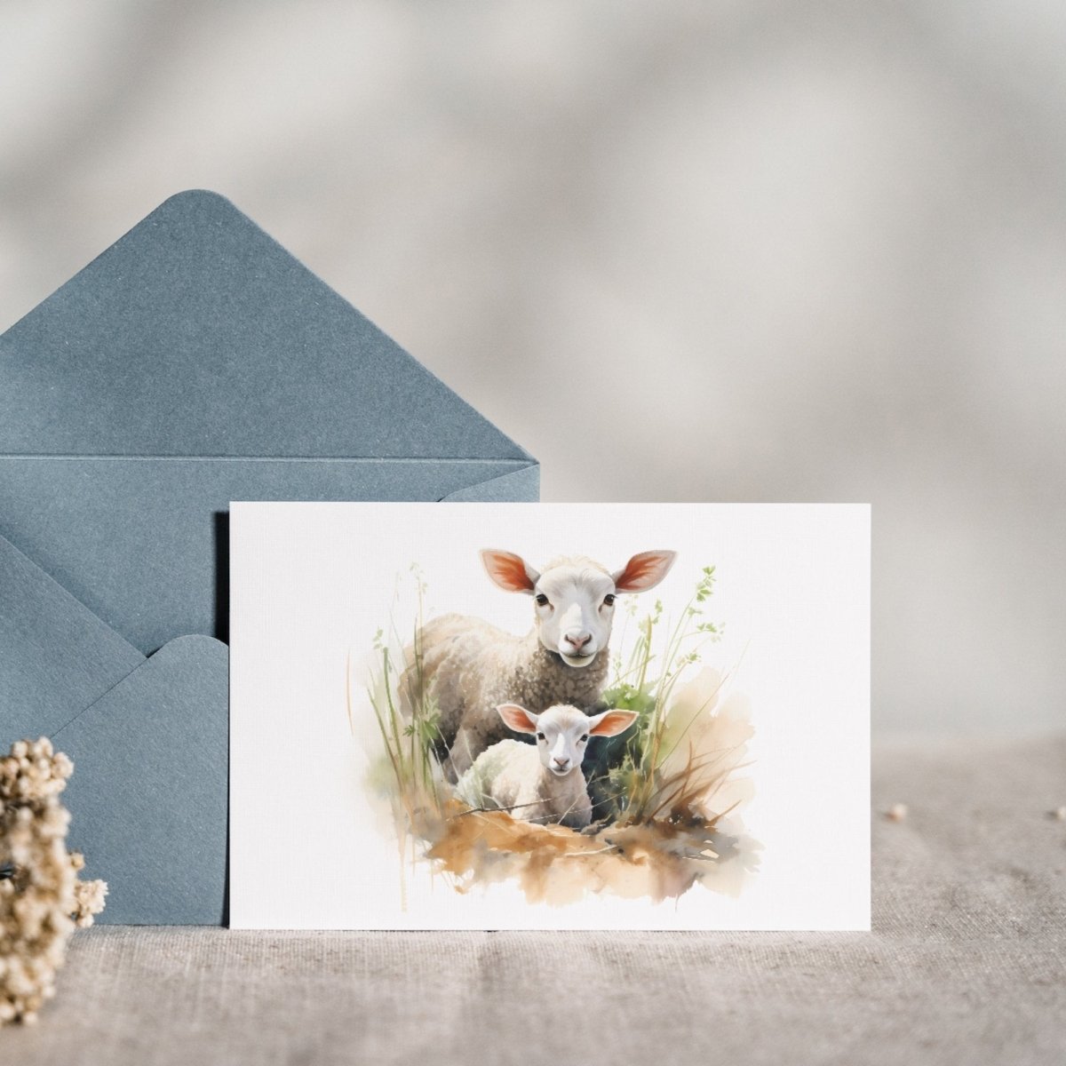 Easter Watercolor Lamb Clipart Bundle - 20 Transparent PNGs - Everything Pixel