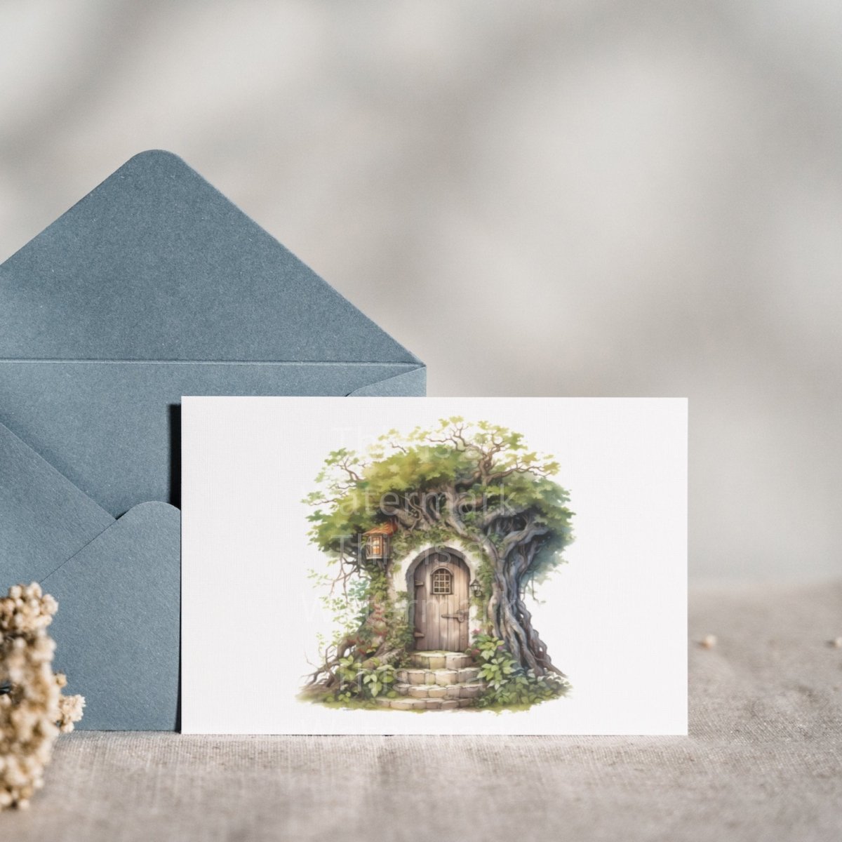 Fairy Tree Trunk Door 6x PNG Clip Art Bundle Fairycore Design Card Making Paper Crafting Children Book Clipart Fairytale Novel Art - Everything Pixel