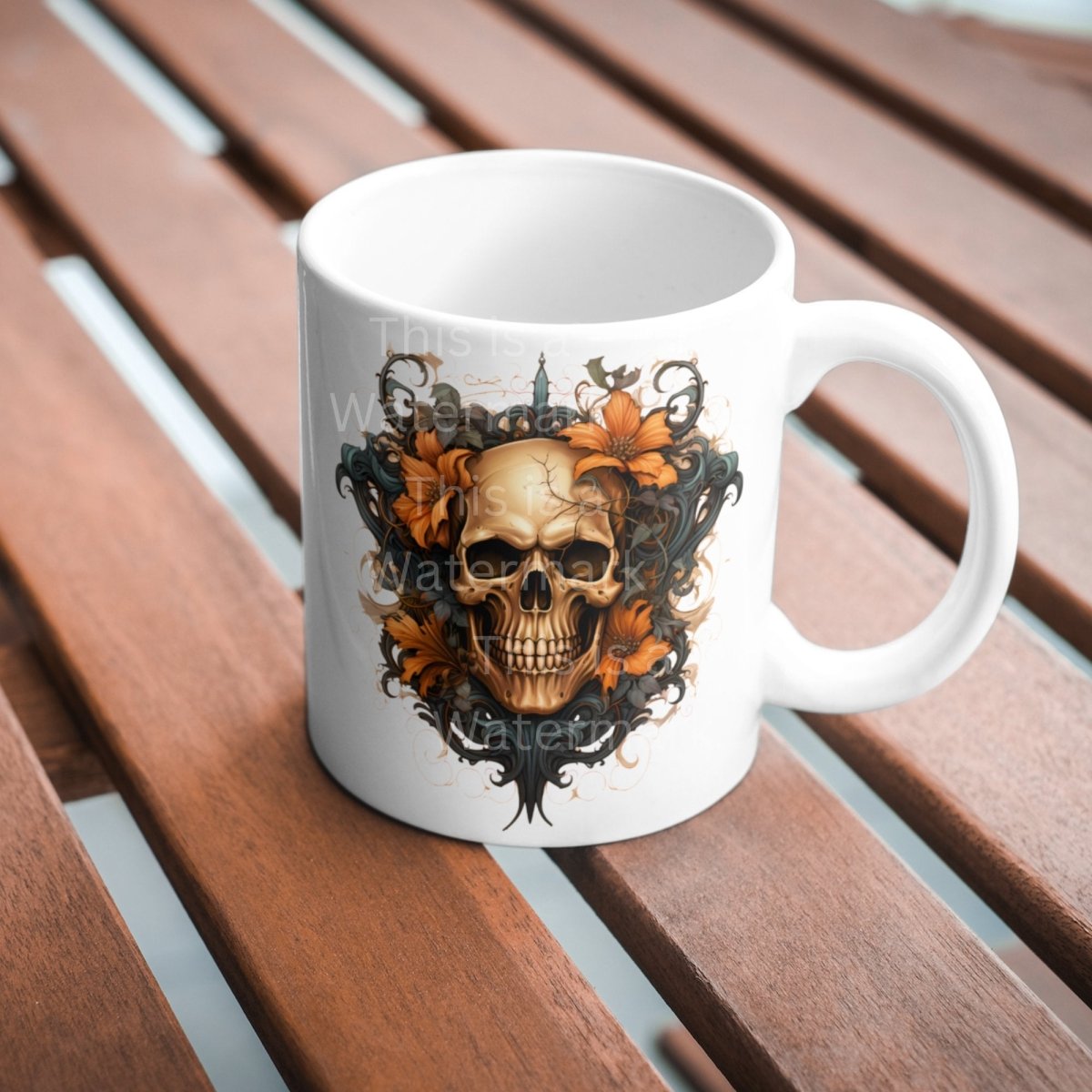 Floral Skulls 7+7 PNG Clip Art Bundle Halloween Autumn Color Invitation Card Design Paper Crafting Book Clipart T-Shirt Design Graphic - Everything Pixel
