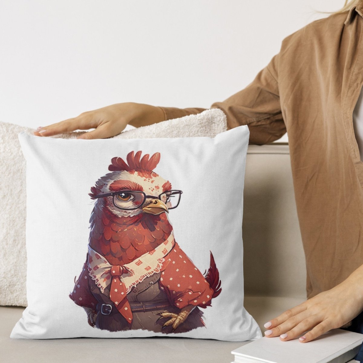 Funny Chicken with Glasses 6x PNG Clip Art Bundle Sublimation & Clipart Print on Shirts Mugs Cards Wall Art Paper Crafting Children Clipart - Everything Pixel