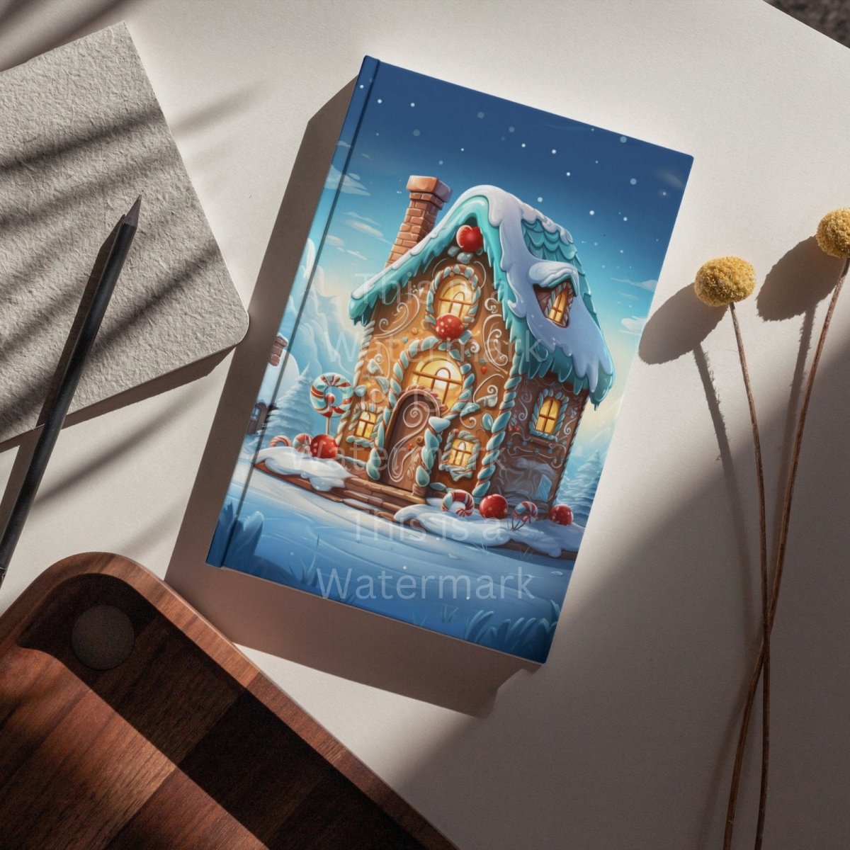 Gingerbread House Clipart 8 JPG Cute Christmas Card Graphic Paper Crafting Artwork Holiday Cardmaking Mug and Tumbler Design Graphic - Everything Pixel