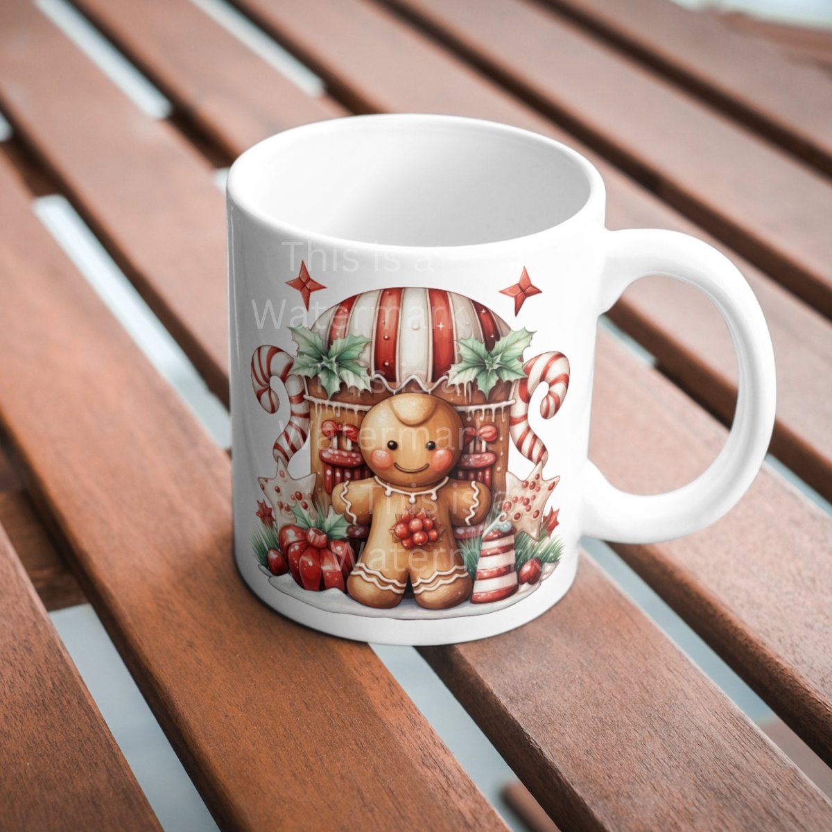 Gingerbread Man Clipart 7+7 PNG JPG Bundle Digital Planner Paper crafts Watercolor Cute Gingerbread bakery Xmas Sublimation Clipart - Everything Pixel