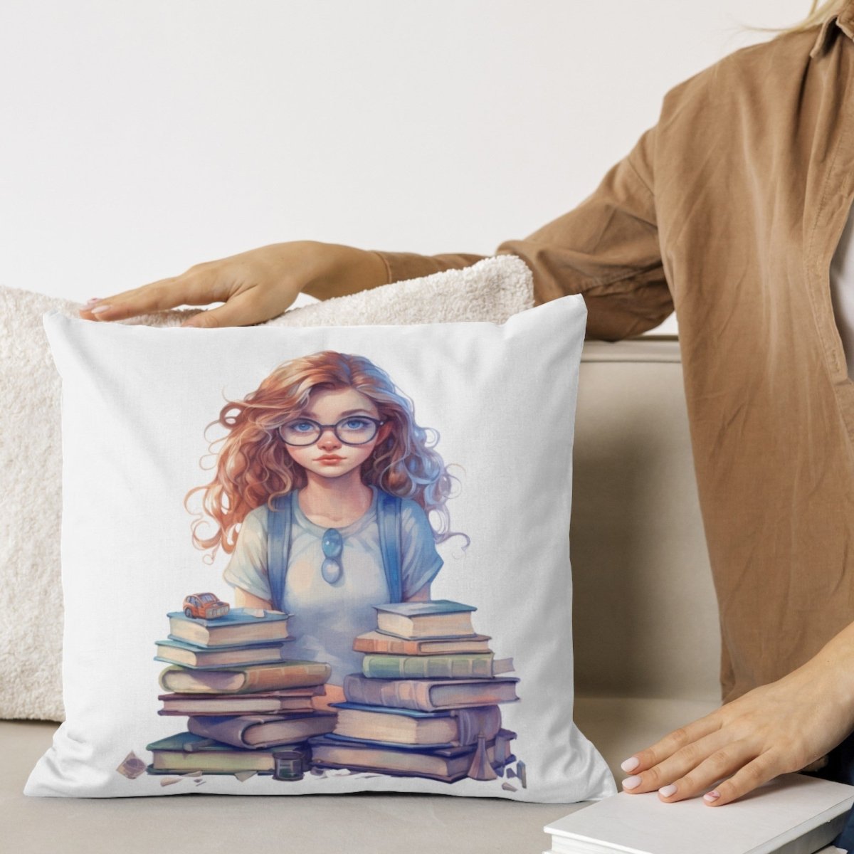 Girl learning on a Stack of Books PNG Clip Art Bundle for Book Lovers Sublimation Tumbler Card Making T-Shirt Nursery Art Scrapbook Design - Everything Pixel