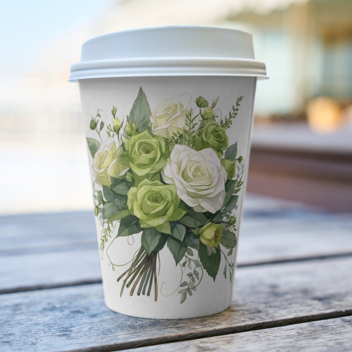 Green Rose Bouquet PNG Bundle for Sublimation Clipart Bundle Transparent Background Wedding Clipart Mug Digital Download Commercial Use - Everything Pixel