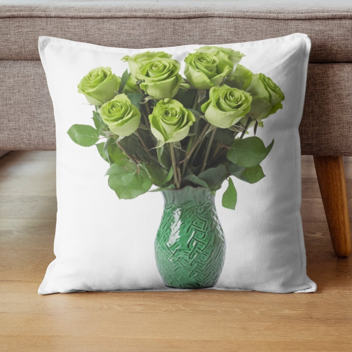 Green Roses in Vase 6+6 PNG Bundle for Sublimation Clipart - Everything Pixel