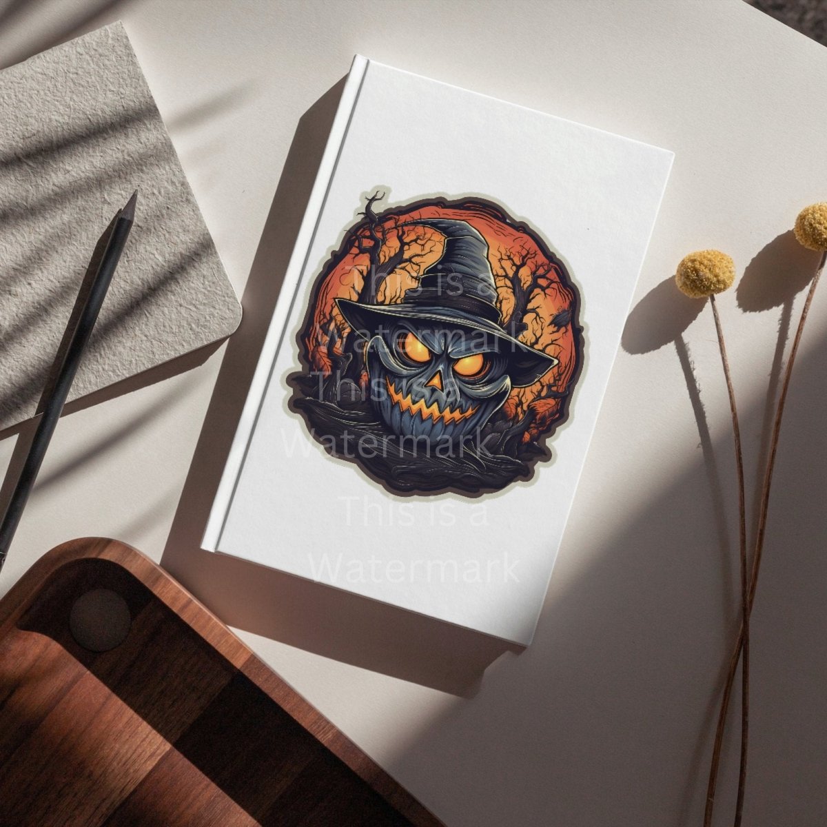 Halloween Sticker Clipart 7+7 PNG/JPG Bundle Spooky Sticker Design Paper Crafting Book Clip Art Digital Planner Laptop Sticker Graphic - Everything Pixel