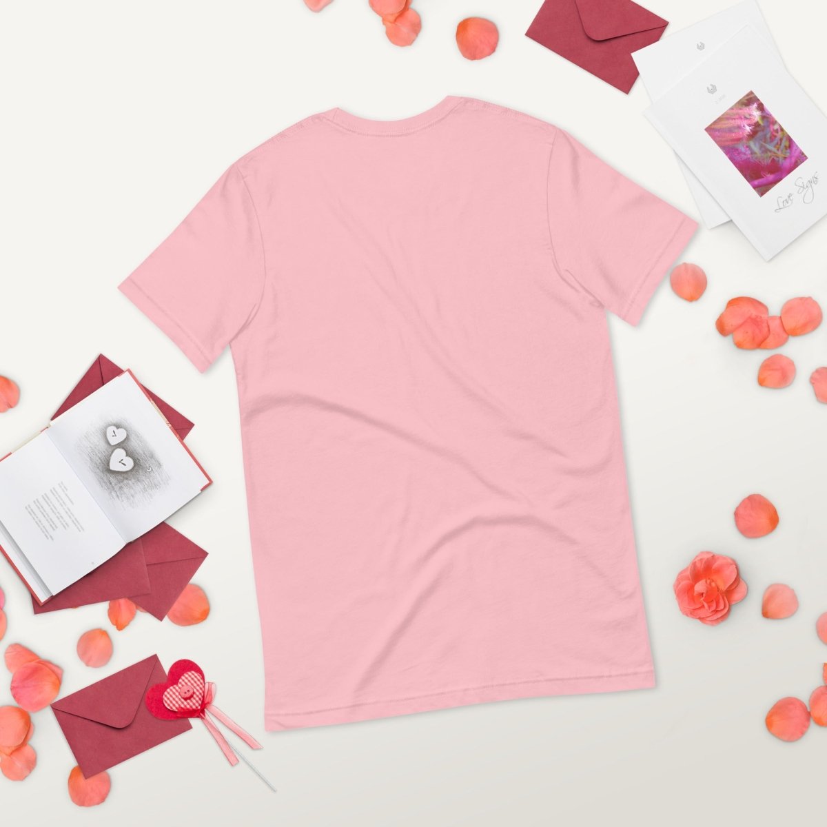 Heart T-Shirt High Quality Watercolor Heart Valentines Day Shirt Love Gift for Her Love Tee Anniversary Shirt Cute Heart Tee Love Shirt - Everything Pixel