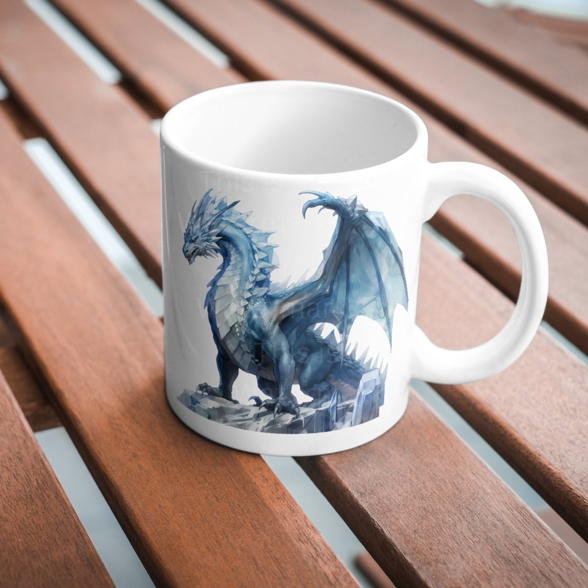 Ice Dragon Cliparts 20 PNG Bundle Fantasy Sublimation Graphic Magical Creatures Artwork Watercolor Fairy Tale Design Junk Journal Kit - Everything Pixel