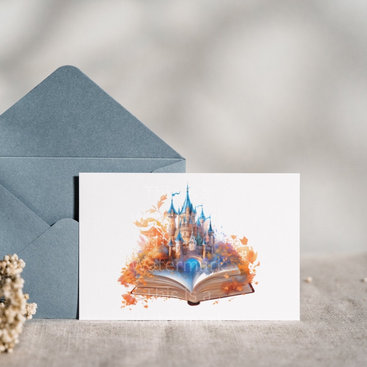 Magic Castle Story Book 6x PNG Clip Art Bundle Fantasy Scrapbook Design Card Making Paper Crafting Junk Journal T-Shirt Clipart Fairytale - Everything Pixel