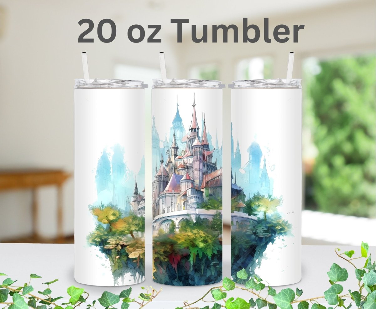 Magic Fantasy Castle 8x JPG Clip Art Bundle Scrapbook Design Card Making Tumbler T-Shirt Clipart Wonderland Art Nursery Princess Decor - Everything Pixel