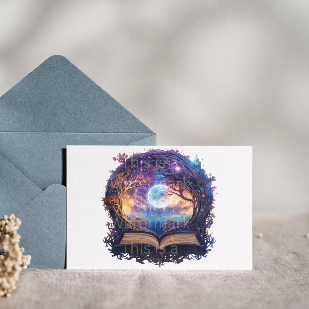Magical Fantasy Book 7+7 PNG Clip Art Bundle Fairytale Book into other Worlds Witchcraft Spellbook Art Paper Crafting Book Clipart - Everything Pixel