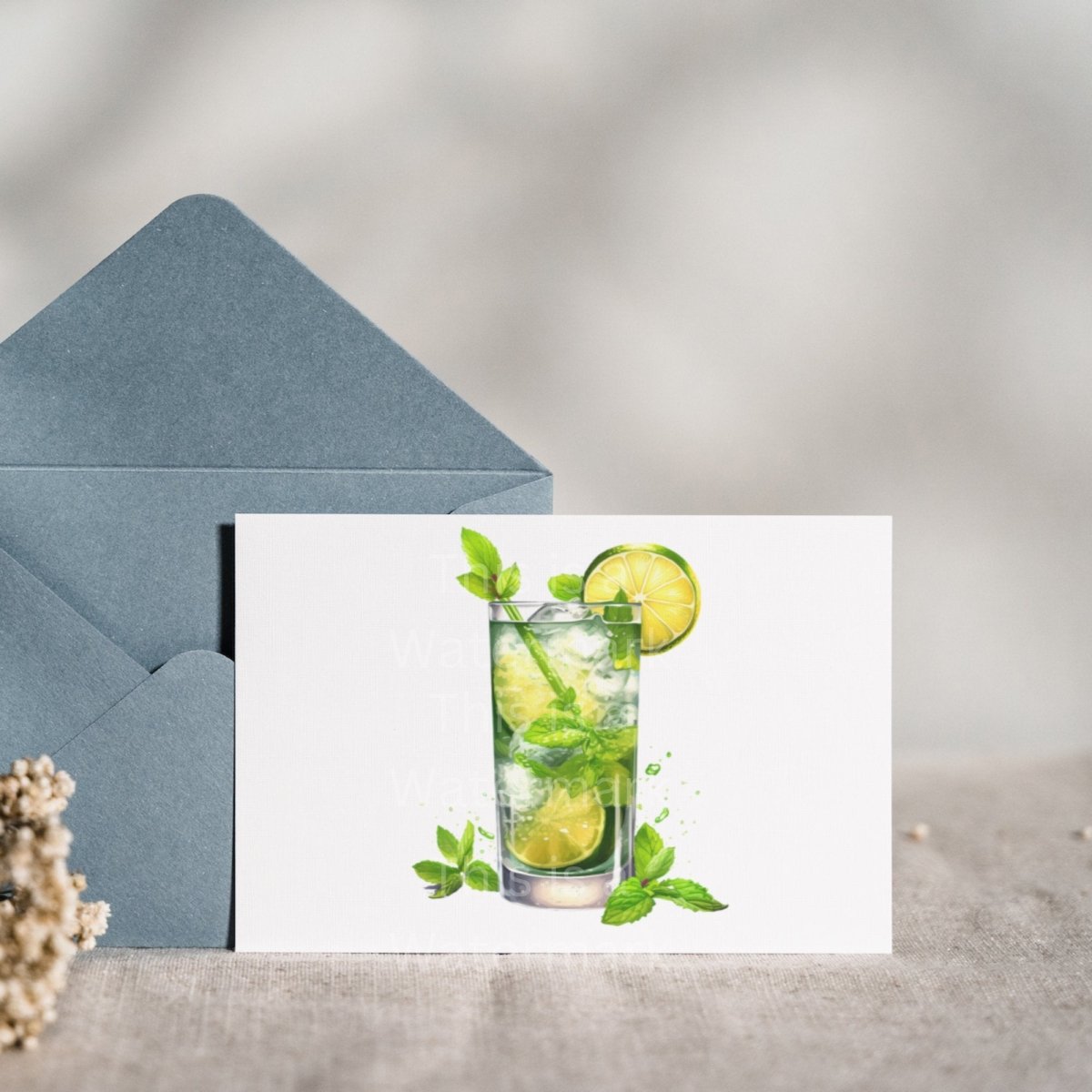 Mojito Cocktail 6x PNG Clip Art Bundle Classic Summer Cocktail Menu Clipart Digital Illustraions Spirits Summer Beverages Art - Everything Pixel