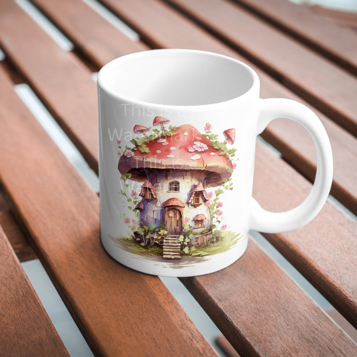 Mushroom House with Flowers 6x PNG Clip Art Bundle Fairycore Design Card Making Paper Crafting Children Book Clipart Fairytale Novel Art - Everything Pixel