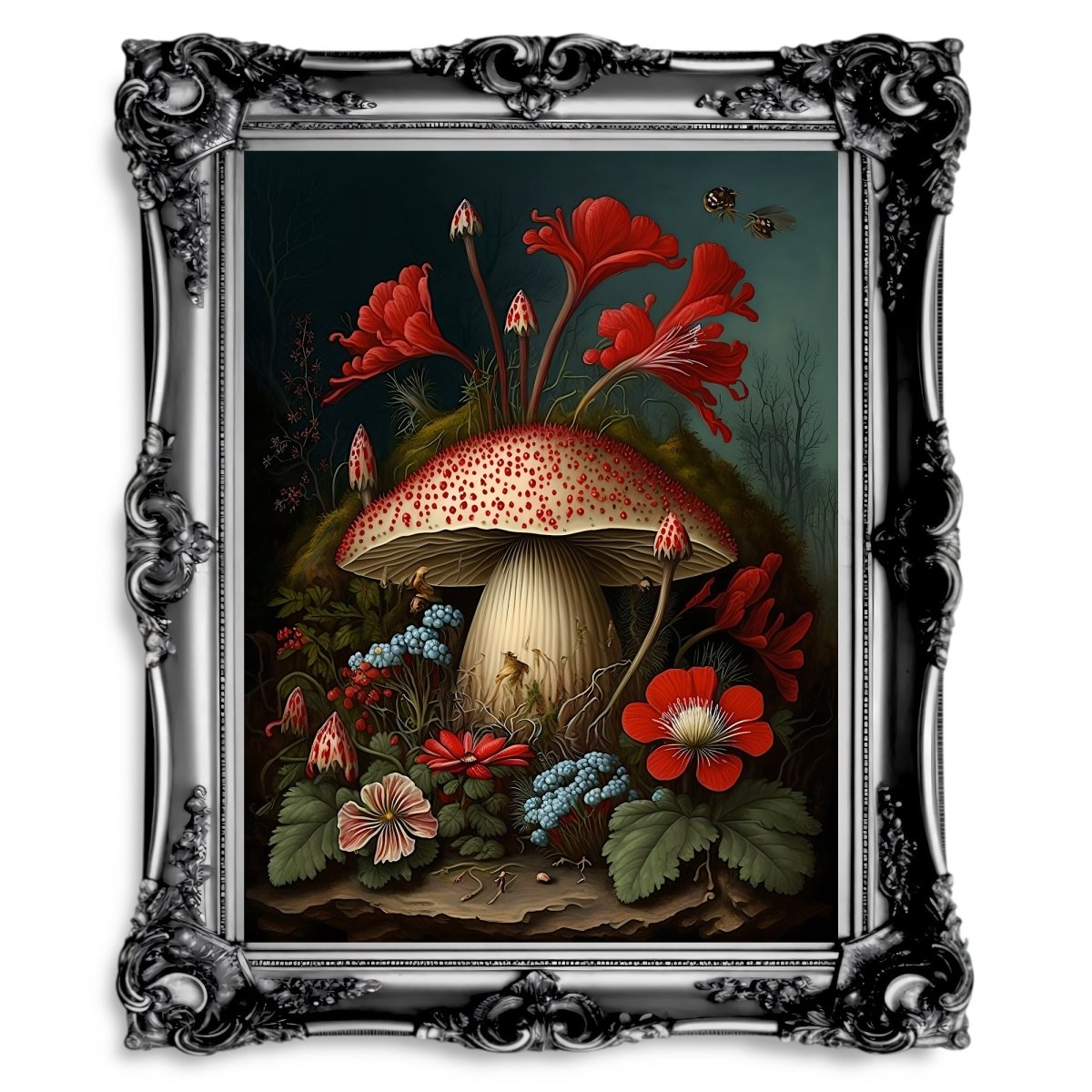 Fly Agaric Mushroom Specimen Fantasy offers Wall Art Sculpture - Goblincore Mushroomcore Cottagecore Fungi Mushroom Fantasy Wall Art - UK Seller